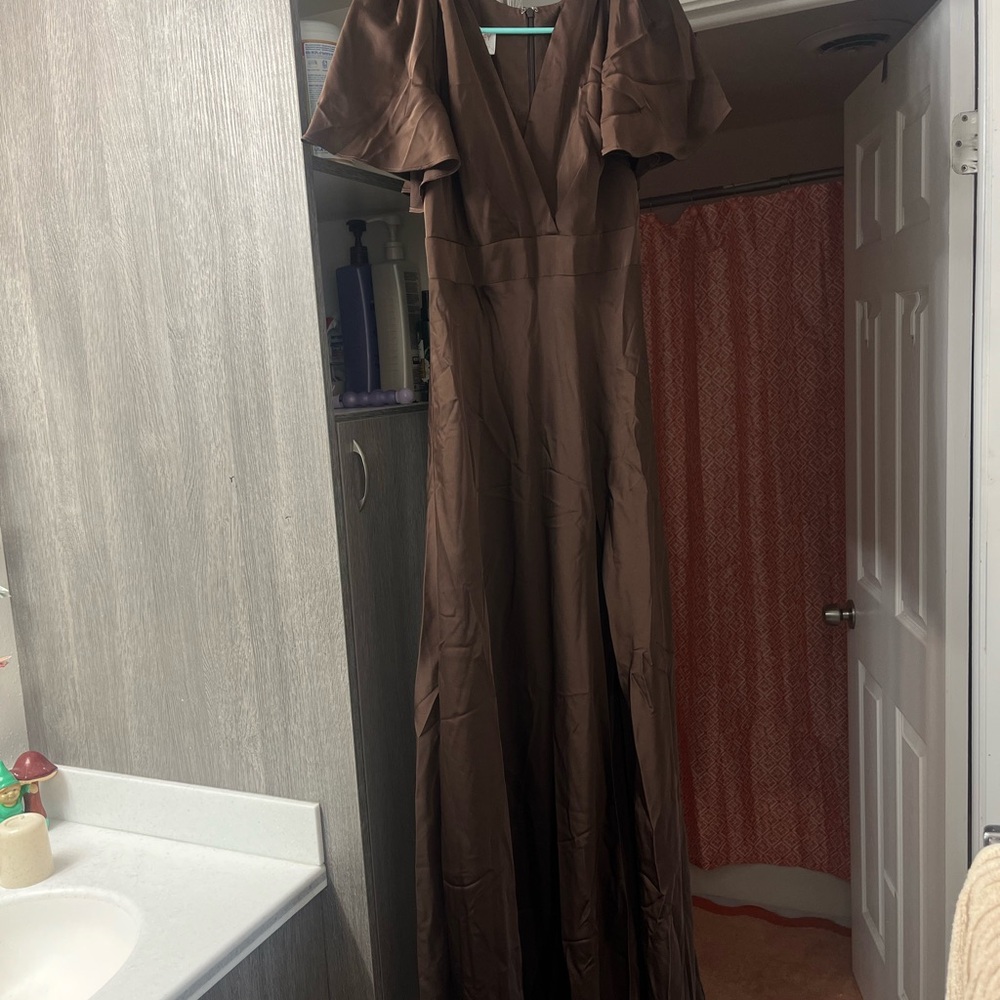 Birdy Grey Brown Maxi Dress